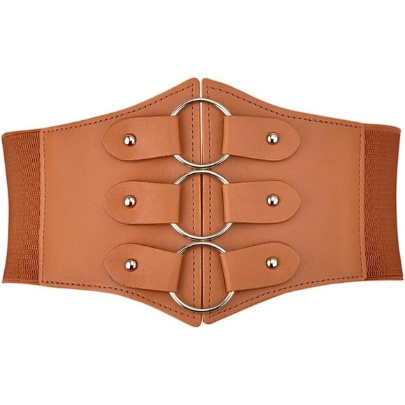 Women\'s Corset Belt Extra Wide Stretchy Belts Elastic Waspie Waist Belt main image 5